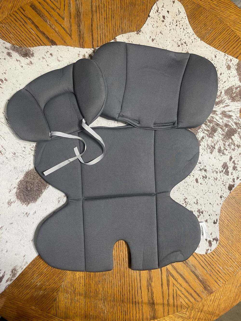 Kaseeous Baby Car Seat Insert Size 0-12Months Grey Polyester Support Cushion